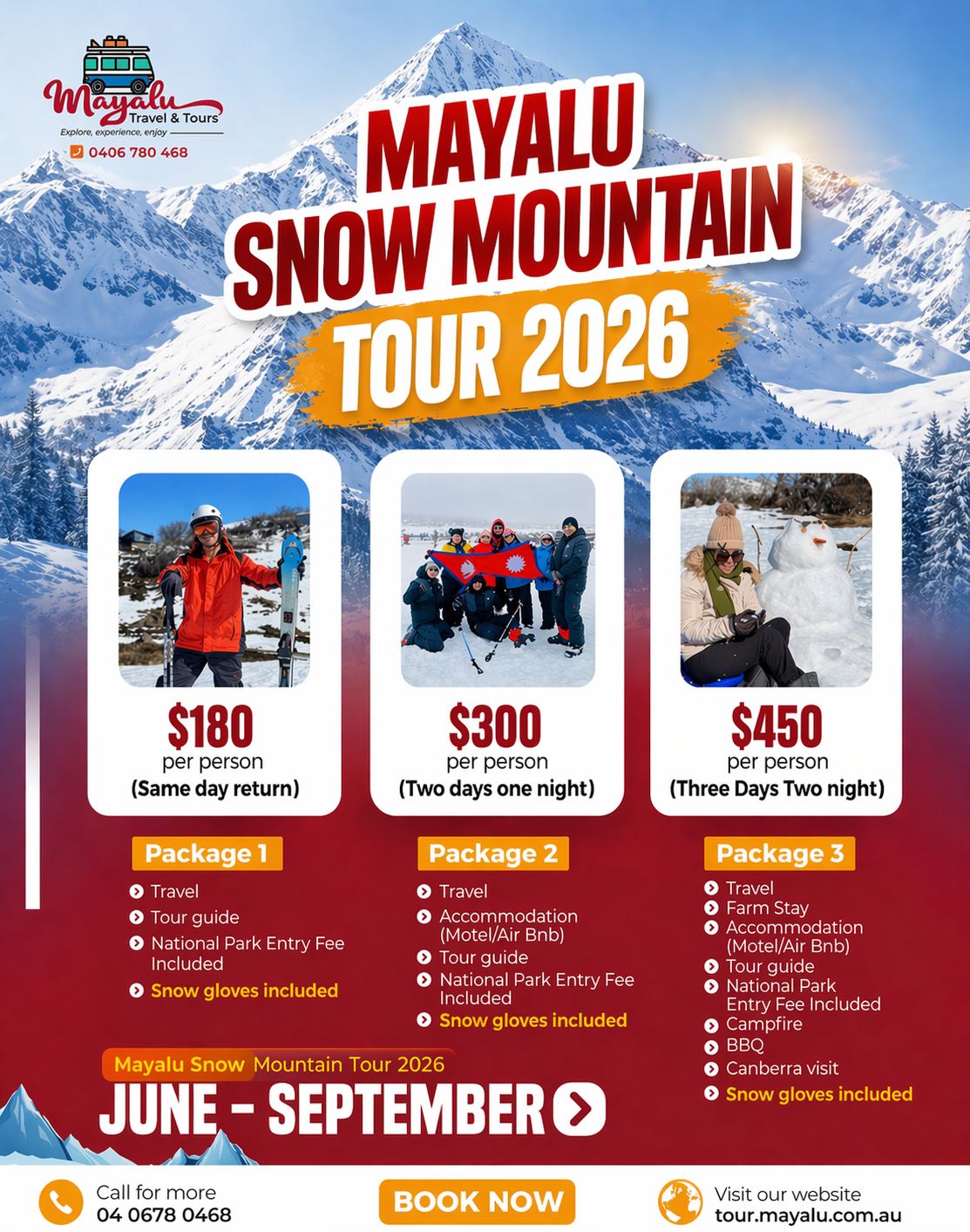Mayalu Snow Mountain Tour